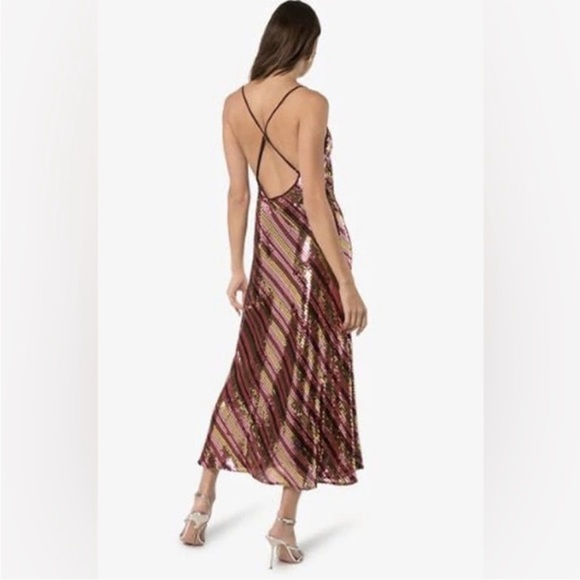 RIXO Multicolor Sequin Midi Dress - Picture 5 of 15